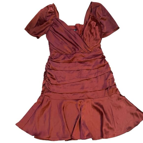 Rustic Orange Express Dress b - Picture 1 of 7